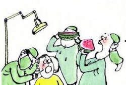 拔牙吃瓜的视频,网友直呼太解压！